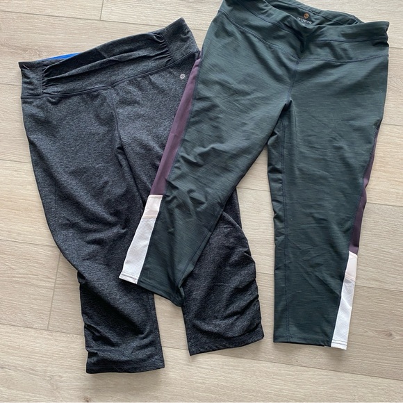 Tangerine Athletic Cropped Pants - Picture 1 of 4